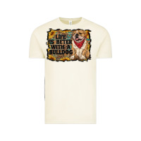 Vintage Arctic life is better with a bulldog Vintage Tee - RanaPortraitStore