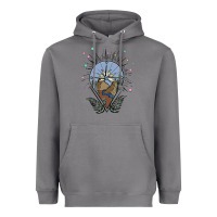 Storm compass with mountain Heavyweight Hoodie - MaliasSmallBusiness