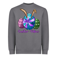 Storm easter bunny ear eggs easter vibes Heavyweight Sweatshirt - RanaPortraitStore