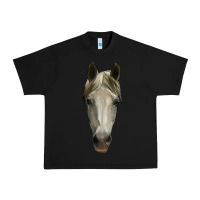 Black horse head Urban Heavy Tee - RanaPortraitStore