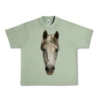 Oil Green horse head Urban Heavy Tee - RanaPortraitStore