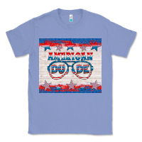 Colony Blue American dude Classic Tee - HRA Design Shop