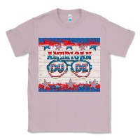 Lilac American dude Classic Tee - HRA Design Shop
