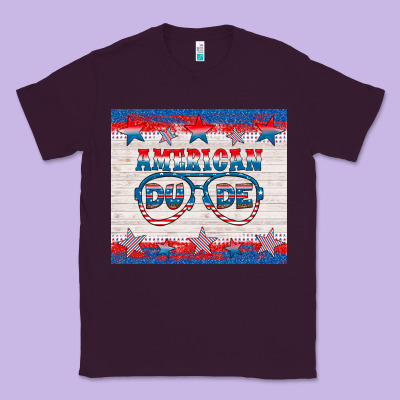 American Dude Classic Tee Designed By Hra Design Shop