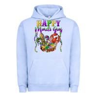 Pigment Grape Ice happy mardi gras fleur de lis king cake crawfish Urban Hoodie - RanaPortraitStore