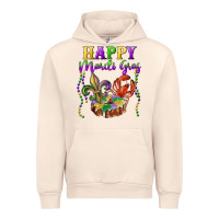 Sandshell happy mardi gras fleur de lis king cake crawfish Urban Hoodie - RanaPortraitStore