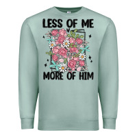 Seafoam less of me more of him Premium Sweatshirt - MaliasSmallBusiness