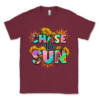 Burgundy chase the sun Classic Tee - AdoDesignShop