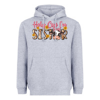 Heather Grey holy cow i'm sister Heavyweight Hoodie - MaliasSmallBusiness
