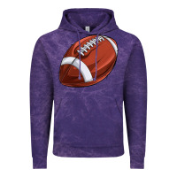 Cloud Purple football Vintage Hoodie - texasbilliewilder