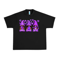 Black Domestic Violence Warrior Afro Gnomes Urban Heavy Tee - texasbilliewilder