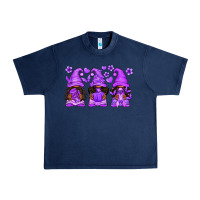 Navy Domestic Violence Warrior Afro Gnomes Urban Heavy Tee - texasbilliewilder