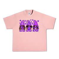 Salmon Domestic Violence Warrior Afro Gnomes Urban Heavy Tee - texasbilliewilder