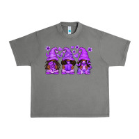 Tornado Domestic Violence Warrior Afro Gnomes Urban Heavy Tee - texasbilliewilder