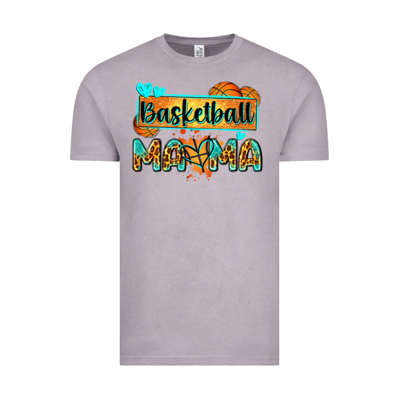 Basketball Mama With Leopard Vintage Tee by Zillion Design Studio | Teevron