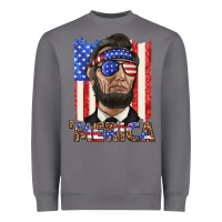 Storm merica with lincoln Heavyweight Sweatshirt - texasbilliewilder