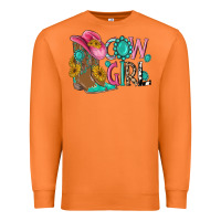 Carrot cow girl western boots Premium Sweatshirt - MaliasSmallBusiness