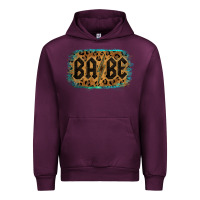 Mauve Wine Leopard Pattern Babe Tried Urban Hoodie - Bettercallsaul