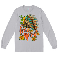 Moon Dust free spirit sunflower and indian headdress Long Sleeve Tee - HRA Design Shop