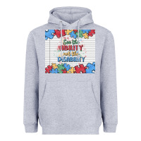 Heather Grey see the ability not the disability Heavyweight Hoodie - MaliasSmallBusiness