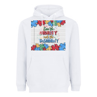 White see the ability not the disability Heavyweight Hoodie - MaliasSmallBusiness