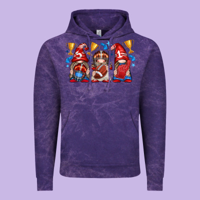 Football Gnome With Element Vintage Hoodie Designed By Texasbilliewilder