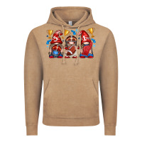 Vintage Coffee football gnome with element Vintage Hoodie - texasbilliewilder