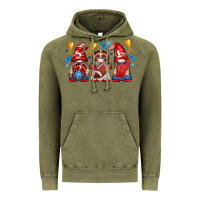 Vintage Olive football gnome with element Vintage Hoodie - texasbilliewilder