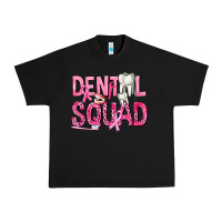 Black Dental Squad with Teeth Urban Heavy Tee - texasbilliewilder