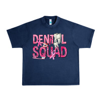 Navy Dental Squad with Teeth Urban Heavy Tee - texasbilliewilder