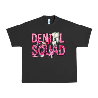 Pigment Black Dental Squad with Teeth Urban Heavy Tee - texasbilliewilder