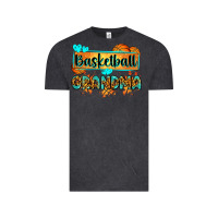 Vintage Black basketball grandma with leopard Vintage Tee - Zillion Design Studio