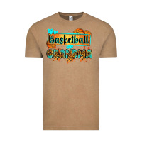 Vintage Coffee basketball grandma with leopard Vintage Tee - Zillion Design Studio