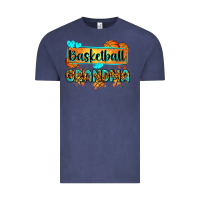 Vintage Denim basketball grandma with leopard Vintage Tee - Zillion Design Studio
