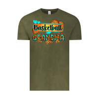 Vintage Olive basketball grandma with leopard Vintage Tee - Zillion Design Studio