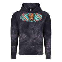 Cloud Black cow floral Vintage Hoodie - JahusDesignShop
