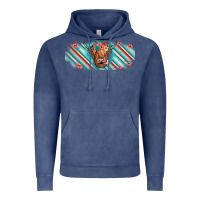 Vintage Denim cow floral Vintage Hoodie - JahusDesignShop