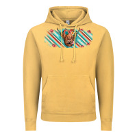 Vintage Mustard cow floral Vintage Hoodie - JahusDesignShop