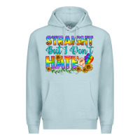 Blue Mist LGBTQ+ Straight But I Don't Hate Premium Hoodie - BundleAndBundleShop