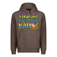Coffee LGBTQ+ Straight But I Don't Hate Premium Hoodie - BundleAndBundleShop