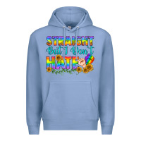 Colony Blue LGBTQ+ Straight But I Don't Hate Premium Hoodie - BundleAndBundleShop