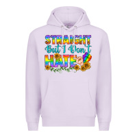 Lilac LGBTQ+ Straight But I Don't Hate Premium Hoodie - BundleAndBundleShop