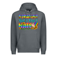 Rock LGBTQ+ Straight But I Don't Hate Premium Hoodie - BundleAndBundleShop