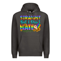 Smoke LGBTQ+ Straight But I Don't Hate Premium Hoodie - BundleAndBundleShop
