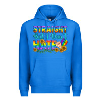 True Royal LGBTQ+ Straight But I Don't Hate Premium Hoodie - BundleAndBundleShop