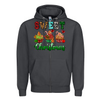 Smoke sweet Christmas with cupcake Zipper Hoodie - AdoDesignShop