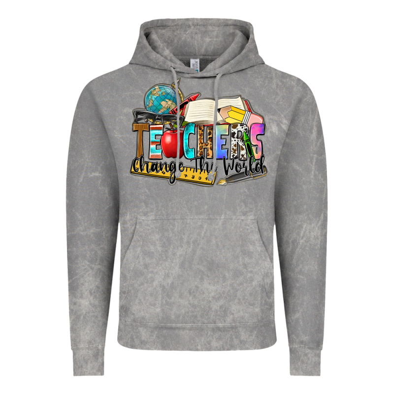 Teachers Change The World Vintage Hoodie by Zillion Design Studio | Teevron