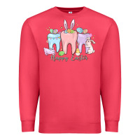 Cardinal happy easter teeth Premium Sweatshirt - MaliasSmallBusiness