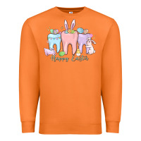 Carrot happy easter teeth Premium Sweatshirt - MaliasSmallBusiness