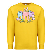 Lemon happy easter teeth Premium Sweatshirt - MaliasSmallBusiness